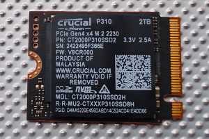 Crucial P310 NVMe SSD review: Tiny (2230), but mighty! 