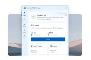 Microsoft's free PC Manager app for Windows 10 and 11 gets even better