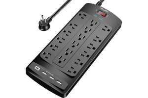 This epic 22-device power strip with surge protection is only $18